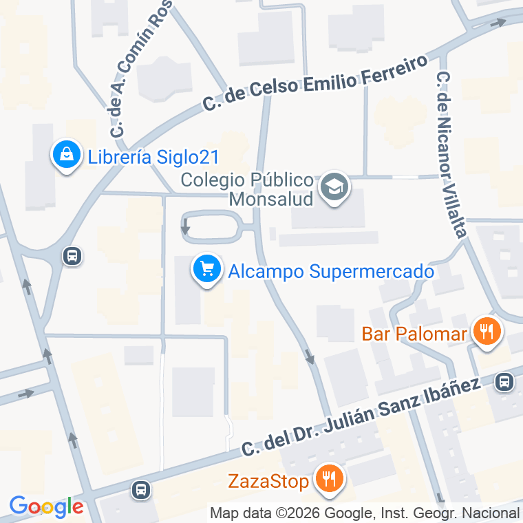 Código postal de Madres de la Plaza de Mayo en Zaragoza