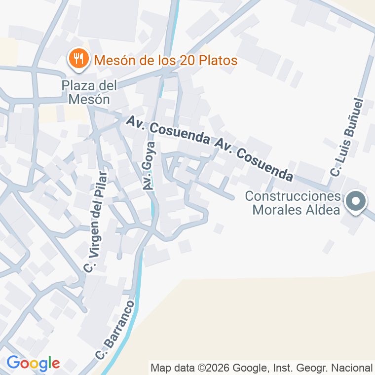Código postal de Calle Obradores Bajos en Almonacid de la Sierra