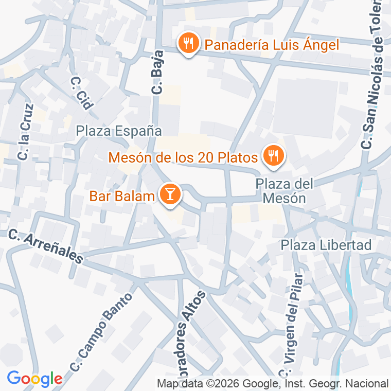 Código postal de Plaza San Nicolas en Almonacid de la Sierra