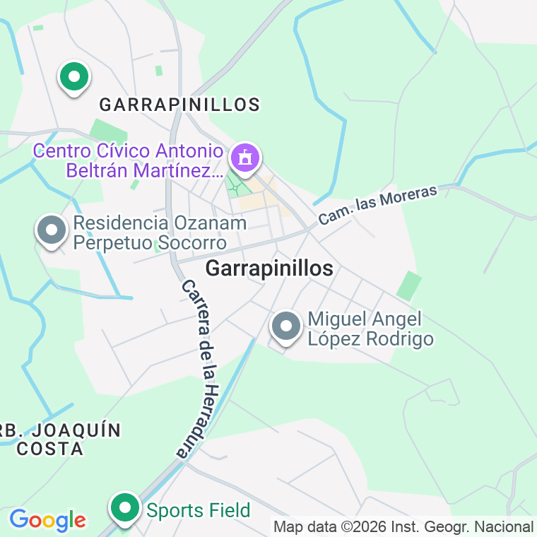 Código postal de Zona Diseminado (garrapinillos en Diseminado