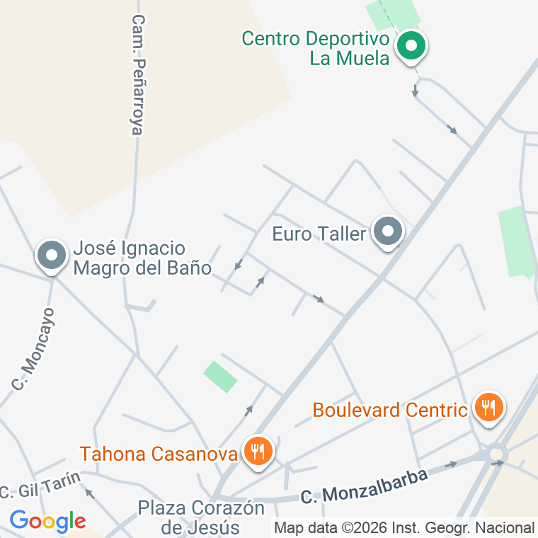 Código postal de Calle Miguel de Cervantes en Muela (la)