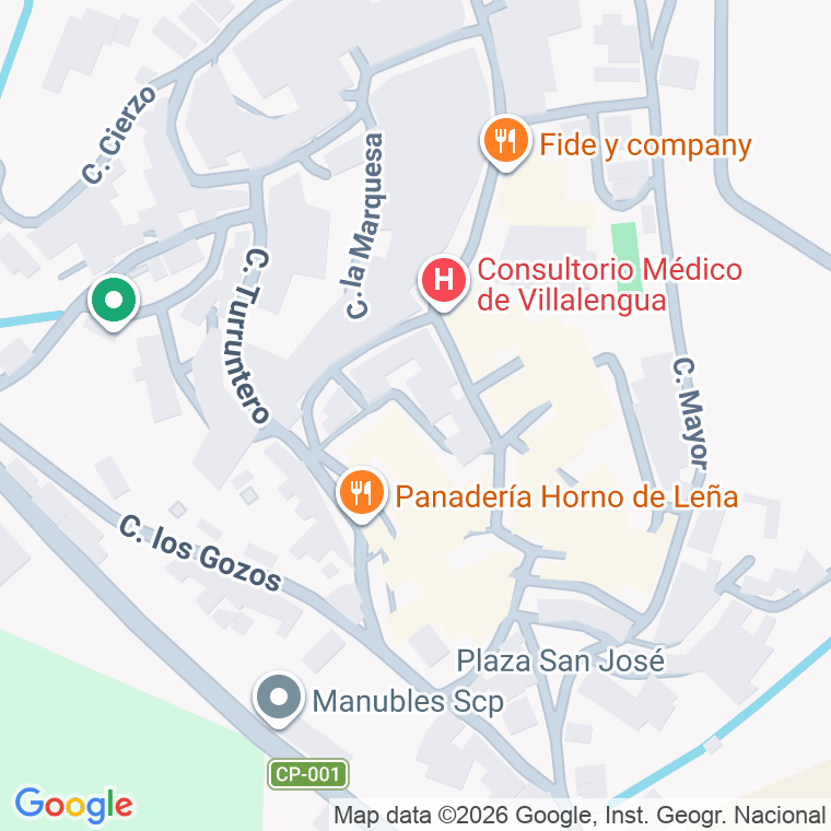 Código postal de Calle Labradores en Villalengua