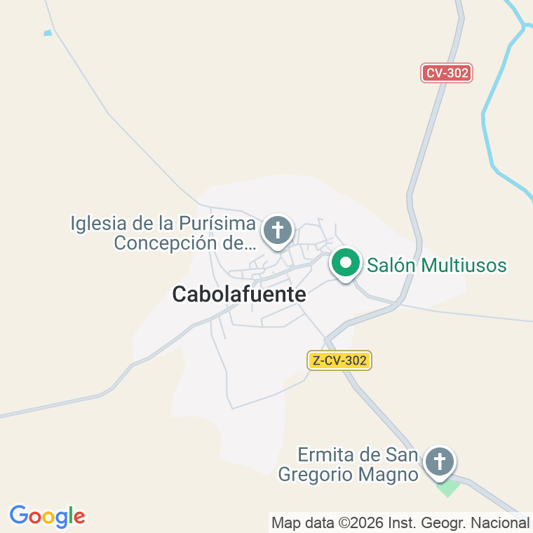 Código postal de Cabolafuente en Zaragoza