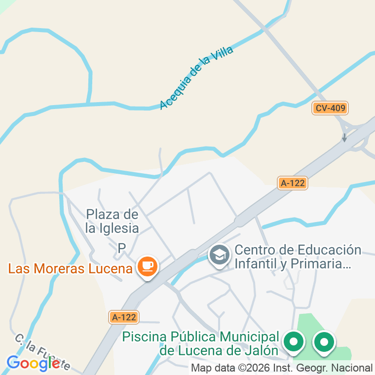 Código postal de Calle Autonomia de Aragon en Lucena de Jalon