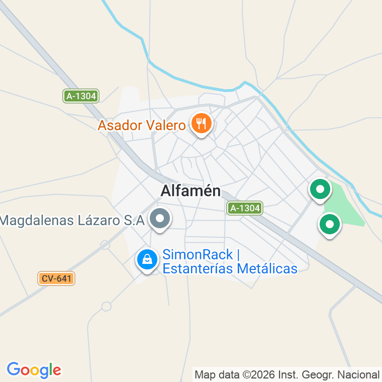 Código postal de Alfamen en Zaragoza