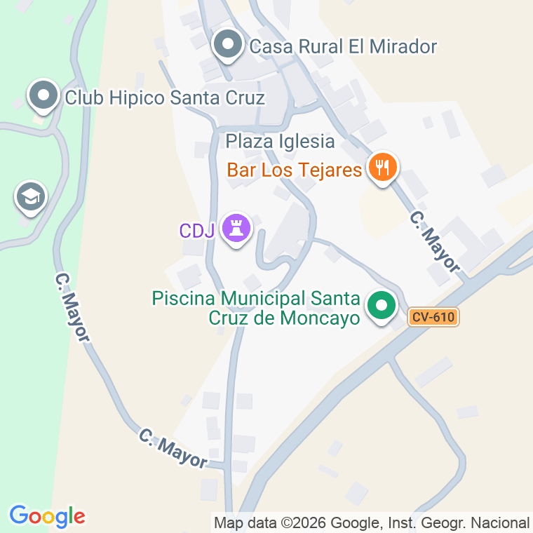 Código postal de Calle Letra a en Santa Cruz de Moncayo