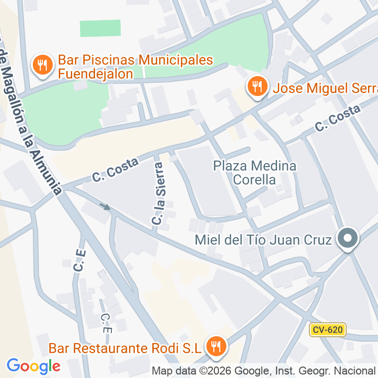 Código postal de Calle Meson Viejo en Fuendejalon