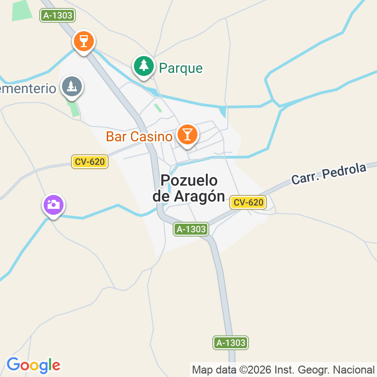 Código postal de Pozuelo de Aragon, el en Zaragoza