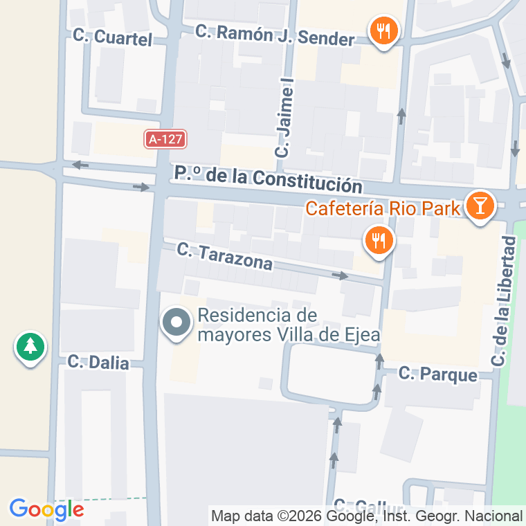 Código postal de Calle Tarazona en Ejea de los Caballeros