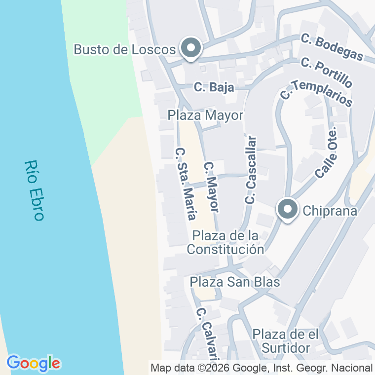 Código postal de Calle Santa Maria en Chiprana