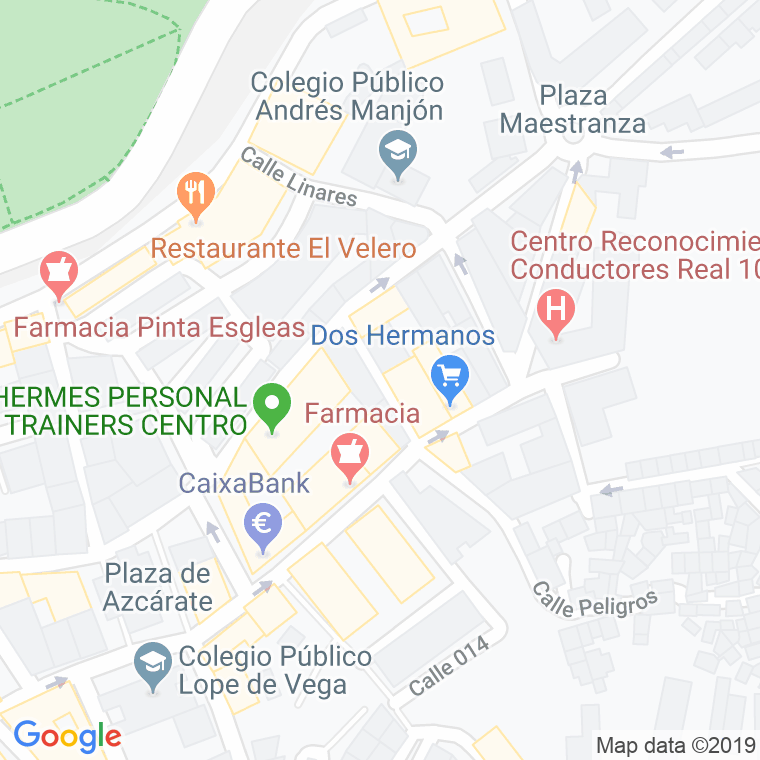 Código Postal calle Almirante Lobo en Ceuta