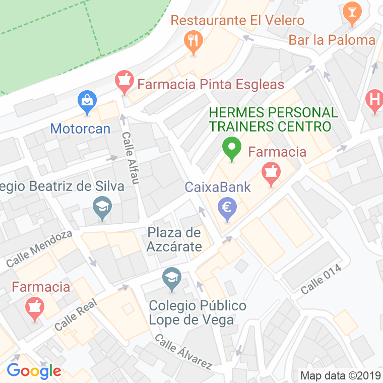 Código Postal calle Dueñas en Ceuta