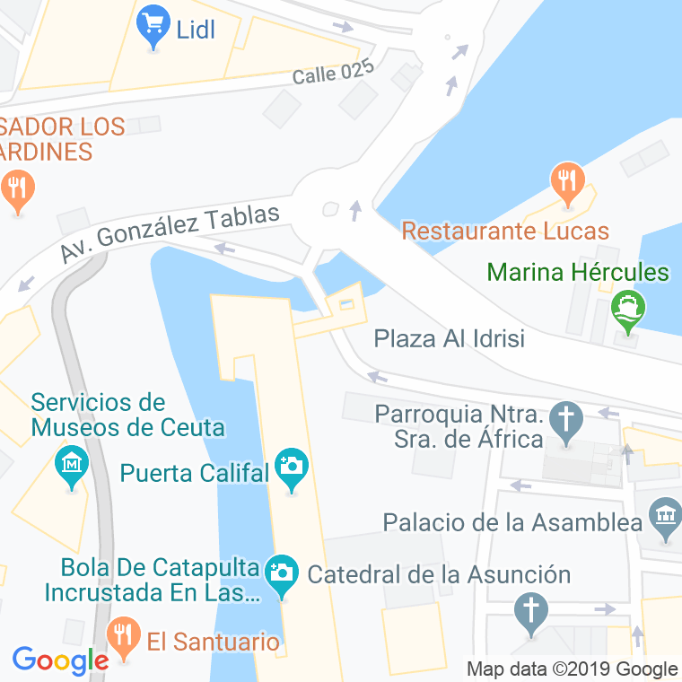 Código Postal calle Edrisis en Ceuta