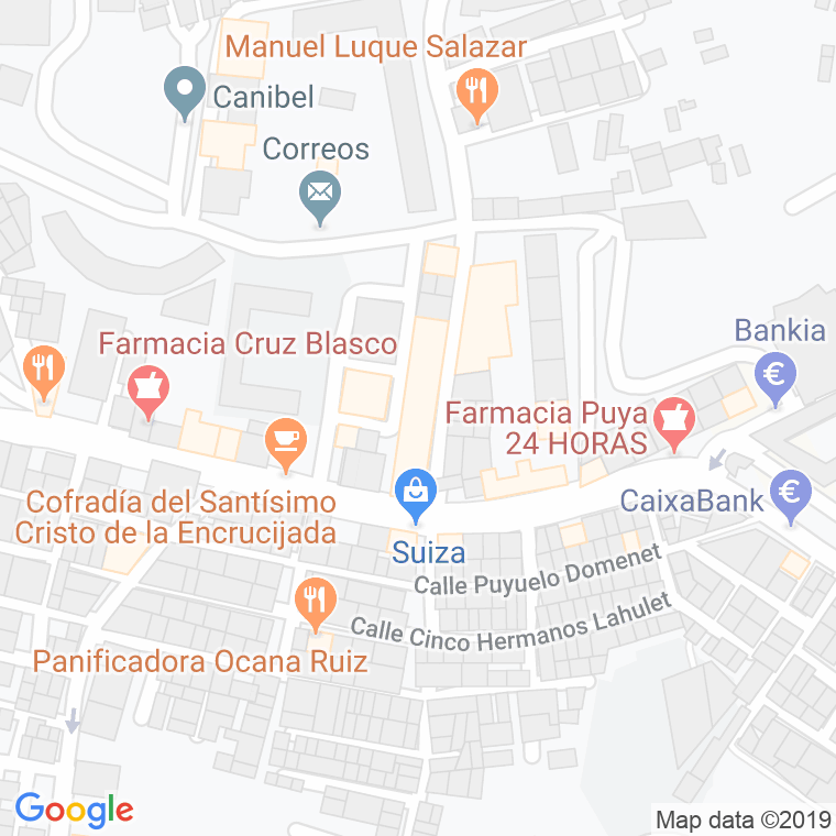 Código Postal calle Abastos De San Jose, De, mercado en Ceuta