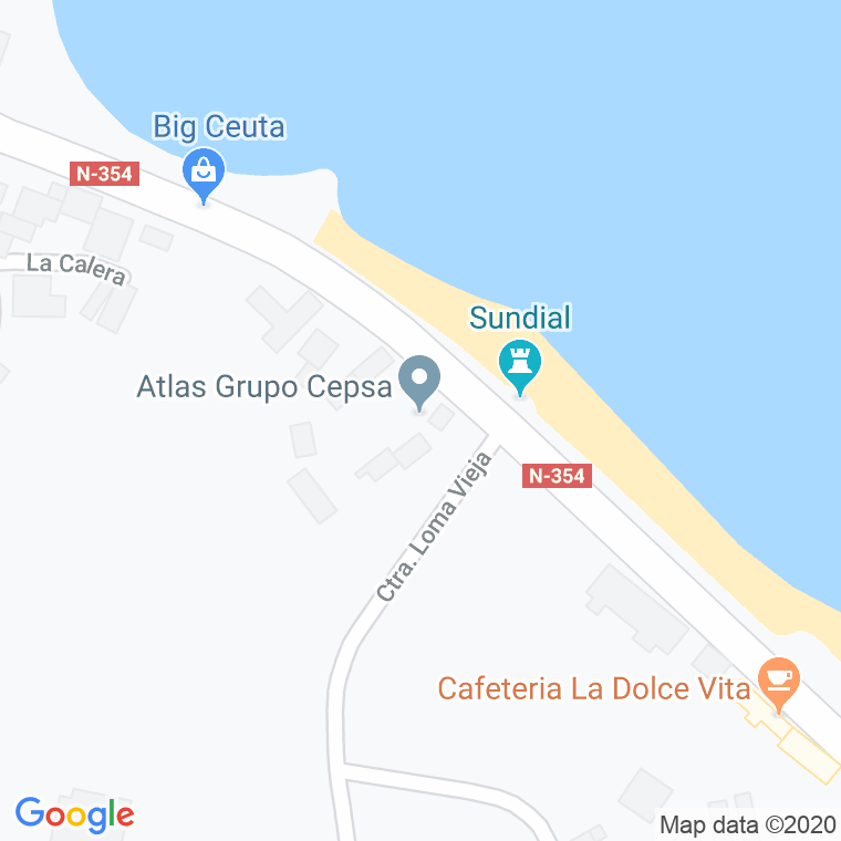 Código Postal calle Atlas, grupo en Ceuta