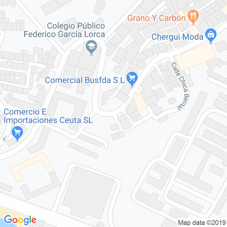 Código Postal calle Cadiz en Ceuta