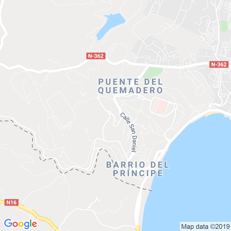 Código Postal calle Albergues Provisionales en Ceuta