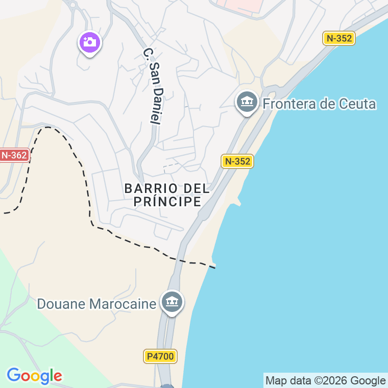 Código postal de Grup Tarajal (guardia Civil) en Principe Felipe