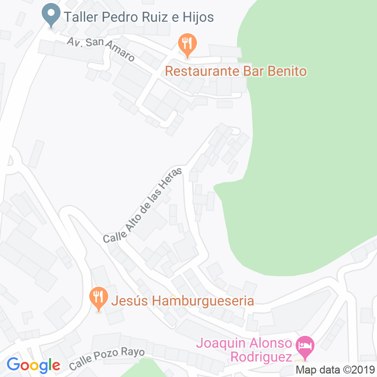 Código Postal calle Huerta De La Cruz en Ceuta