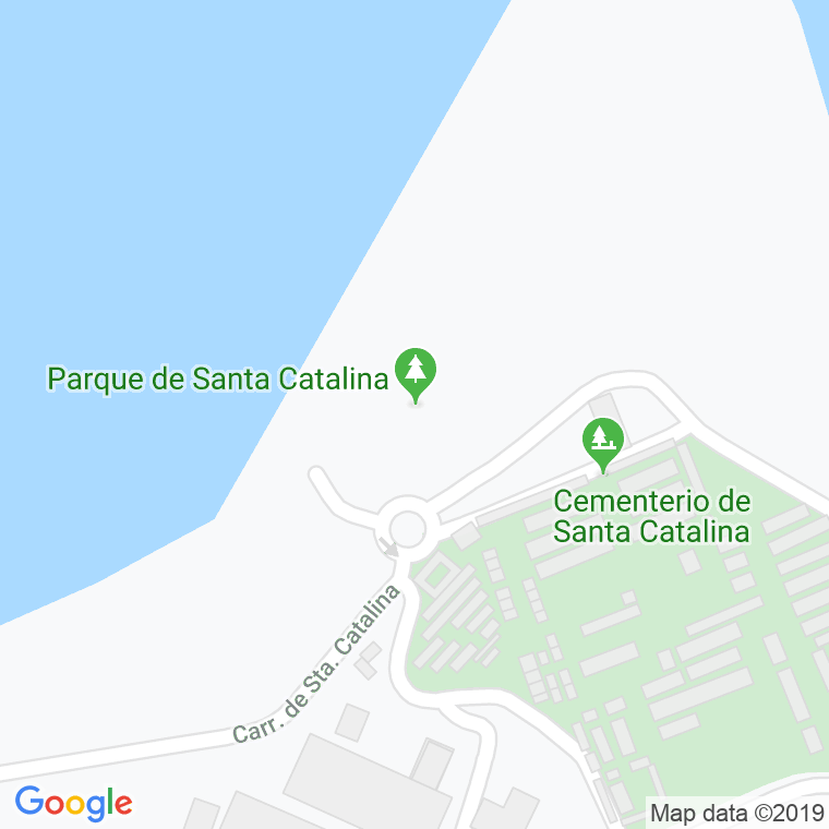 Código postal de Santa Catalina, De, Carretera en Ceuta