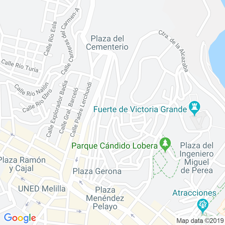 Código Postal calle Castellon De La Plana en Melilla