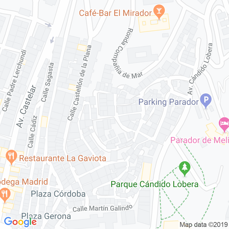 Código Postal calle Moreno Villa en Melilla
