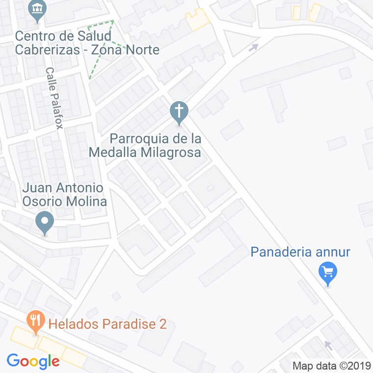 Código Postal calle Pepe Matias, callejon en Melilla