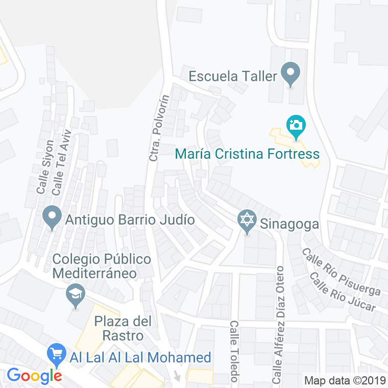 Código Postal calle Cabo De Palos en Melilla