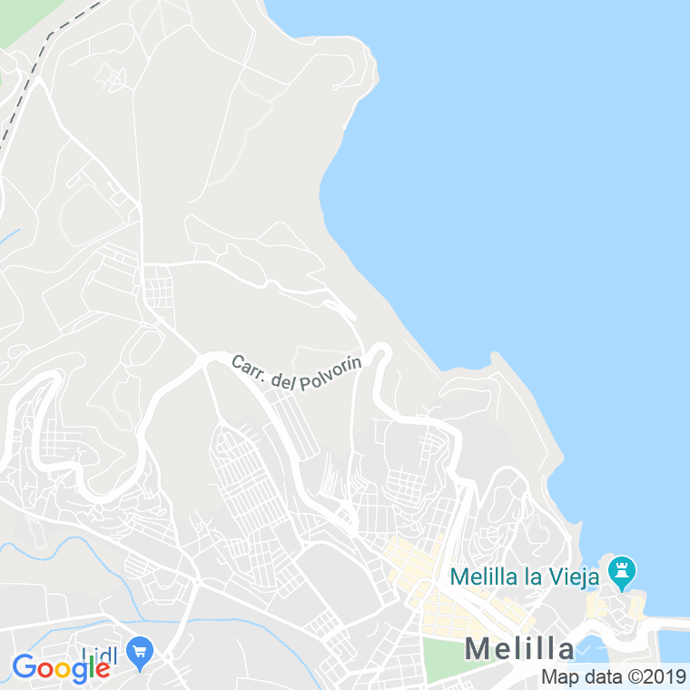 Código Postal calle General Weyler en Melilla