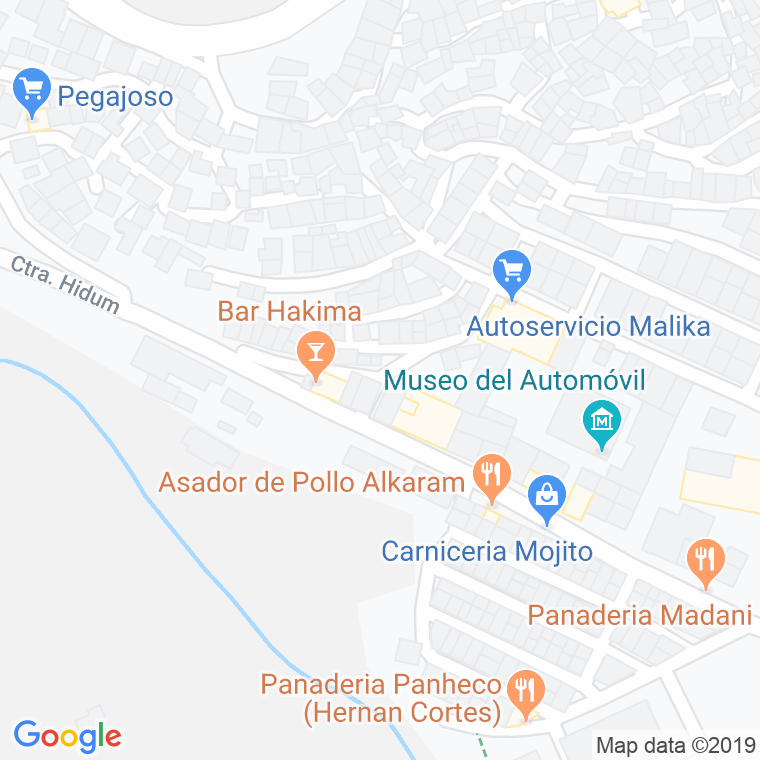 Código Postal calle Arcila en Melilla