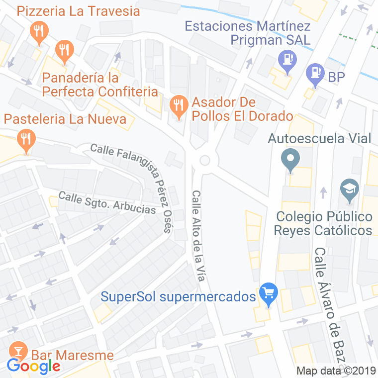 Código Postal calle Auxilo Social en Melilla