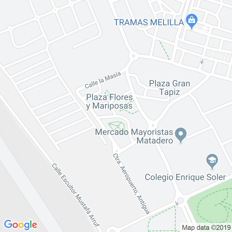 Código Postal calle Laberinto, El en Melilla