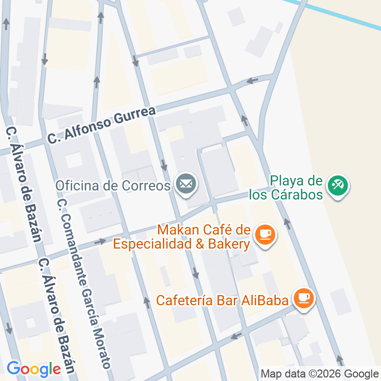 Código postal de Codigo Correspondencia Oficial Correos-telegrafos en Melilla